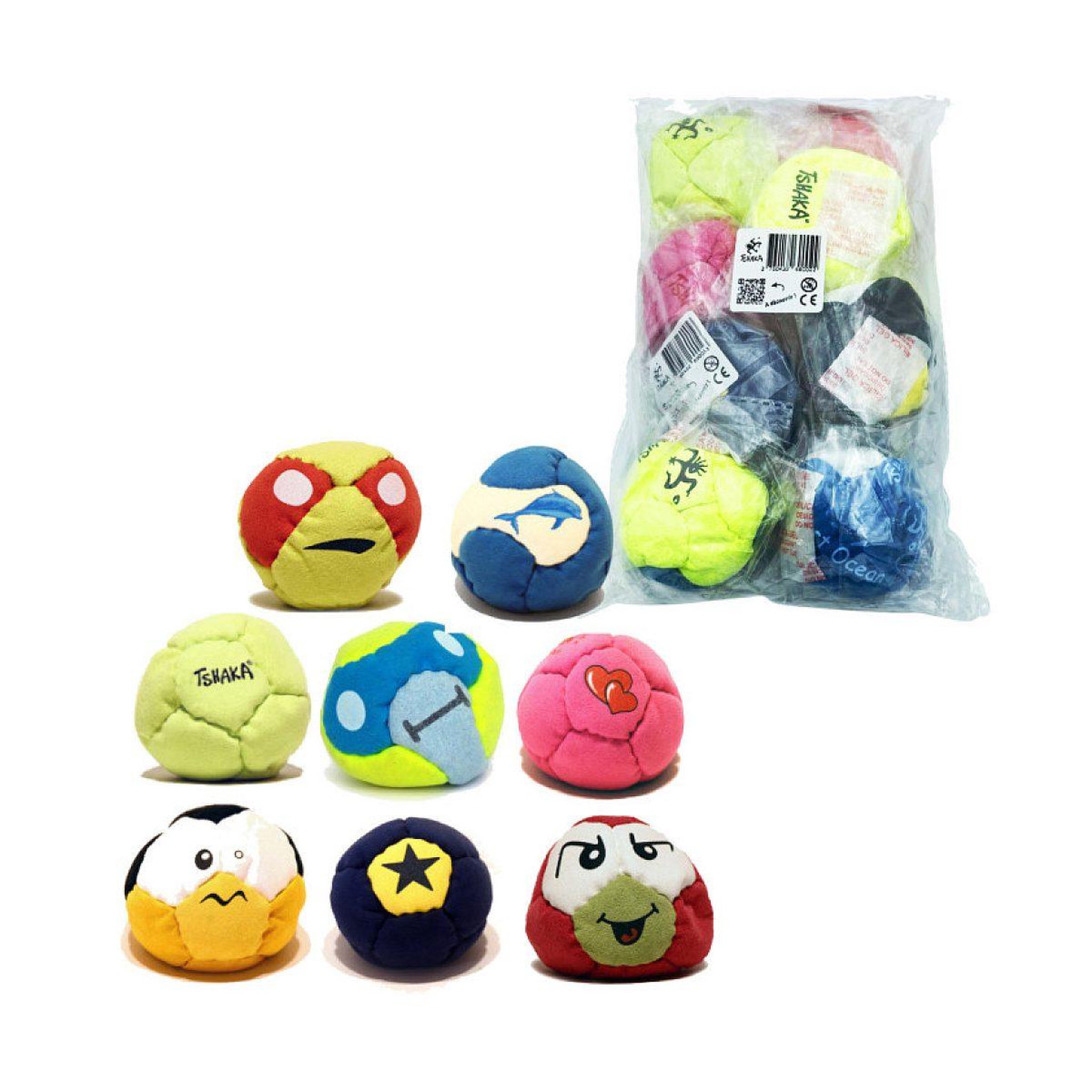 Icare Assortiment complet de balles (x8) - tshaka