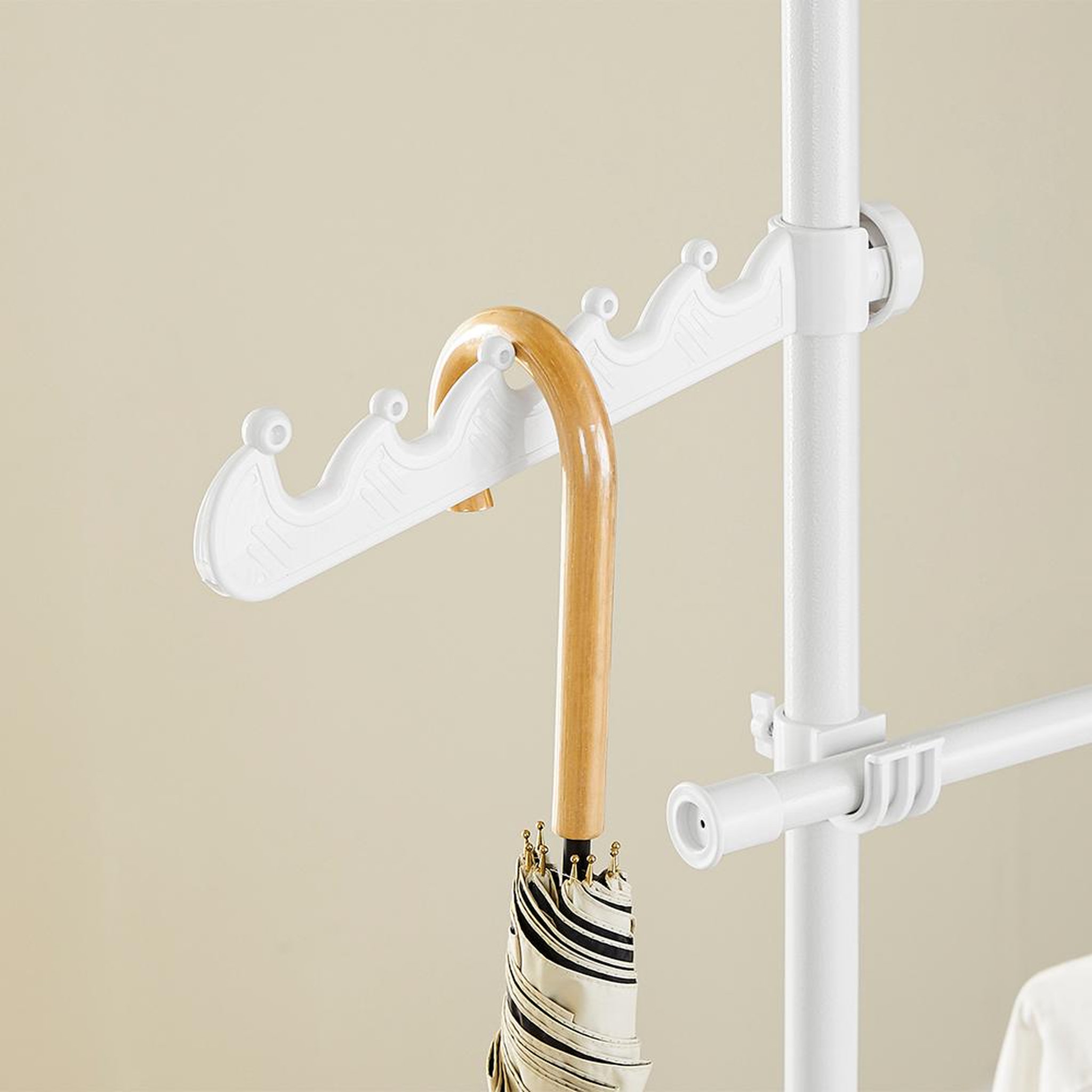 Voir la diapositive 6 : SOBUY SoBuy - Portemanteau Sur Pied réglable - Industriel - FRG109-II