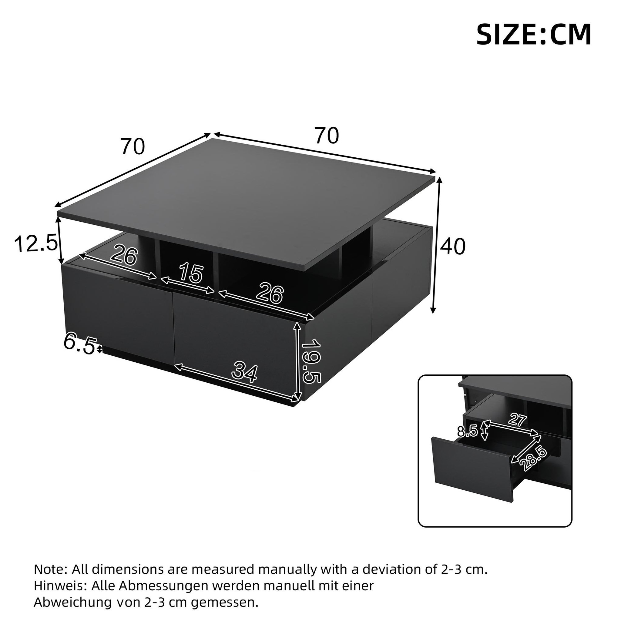 Voir la diapositive 3 : MERAX Table basse
