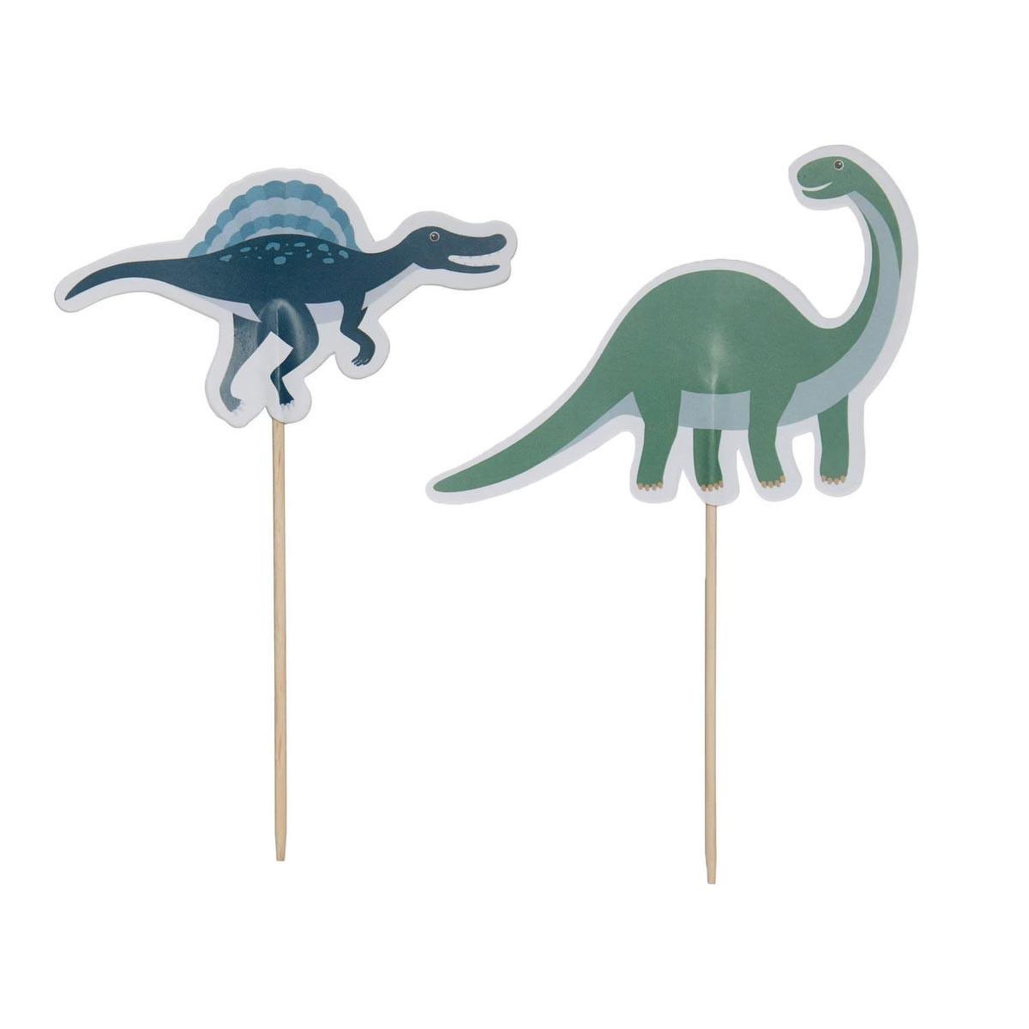 Voir la diapositive 2 : FIVE Lot de 10 piques décoratifs  dinosaure  15cm multicolore