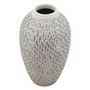 Voir la diapositive 2 : Paris Prix Vase Déco en Résine  Wave  34cm Blanc