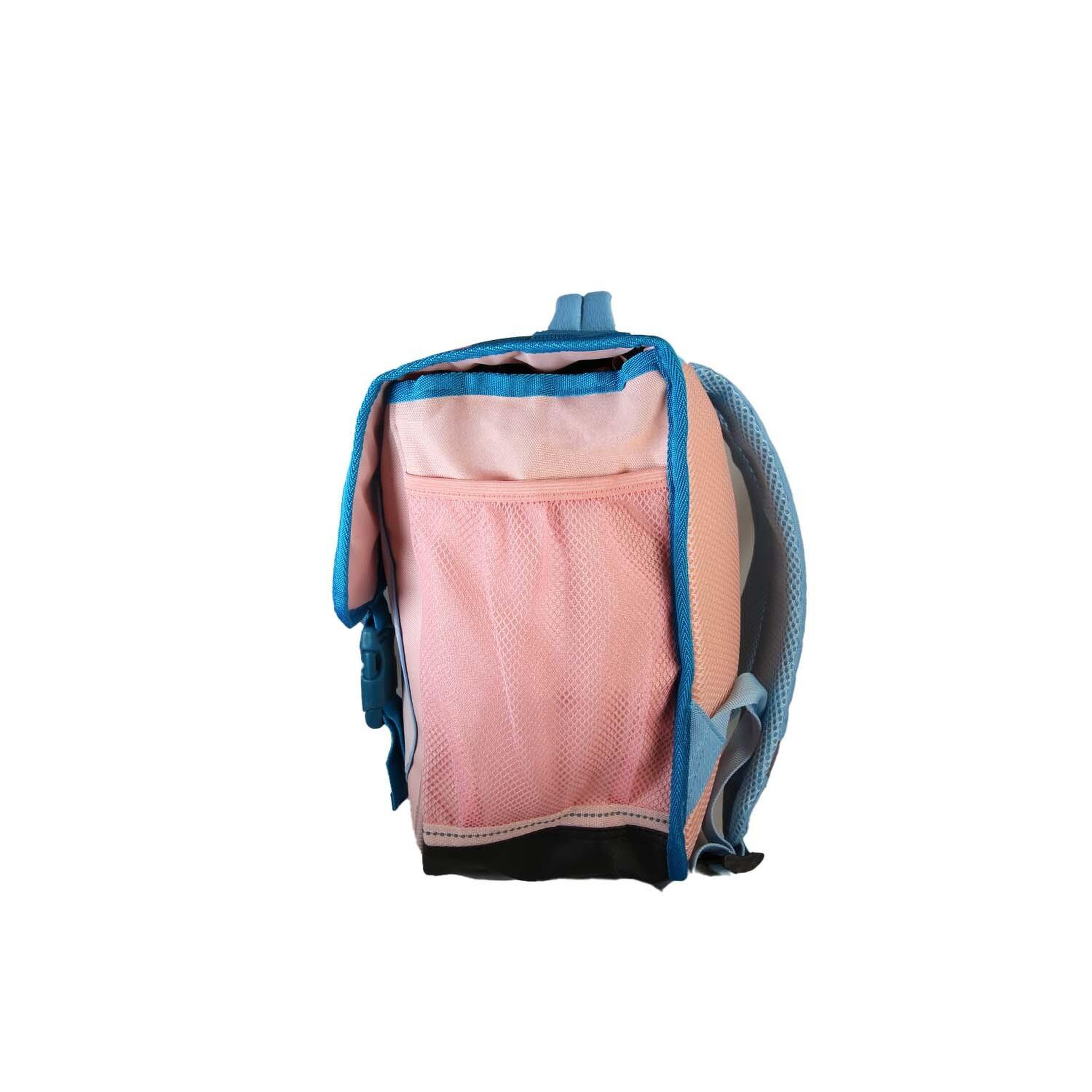 Voir la diapositive 3 : Bagtrotter Cybel - Cartable Scolaire 38 cm - Licorne - Bleu/Rose - Fille - 2 Compartiments