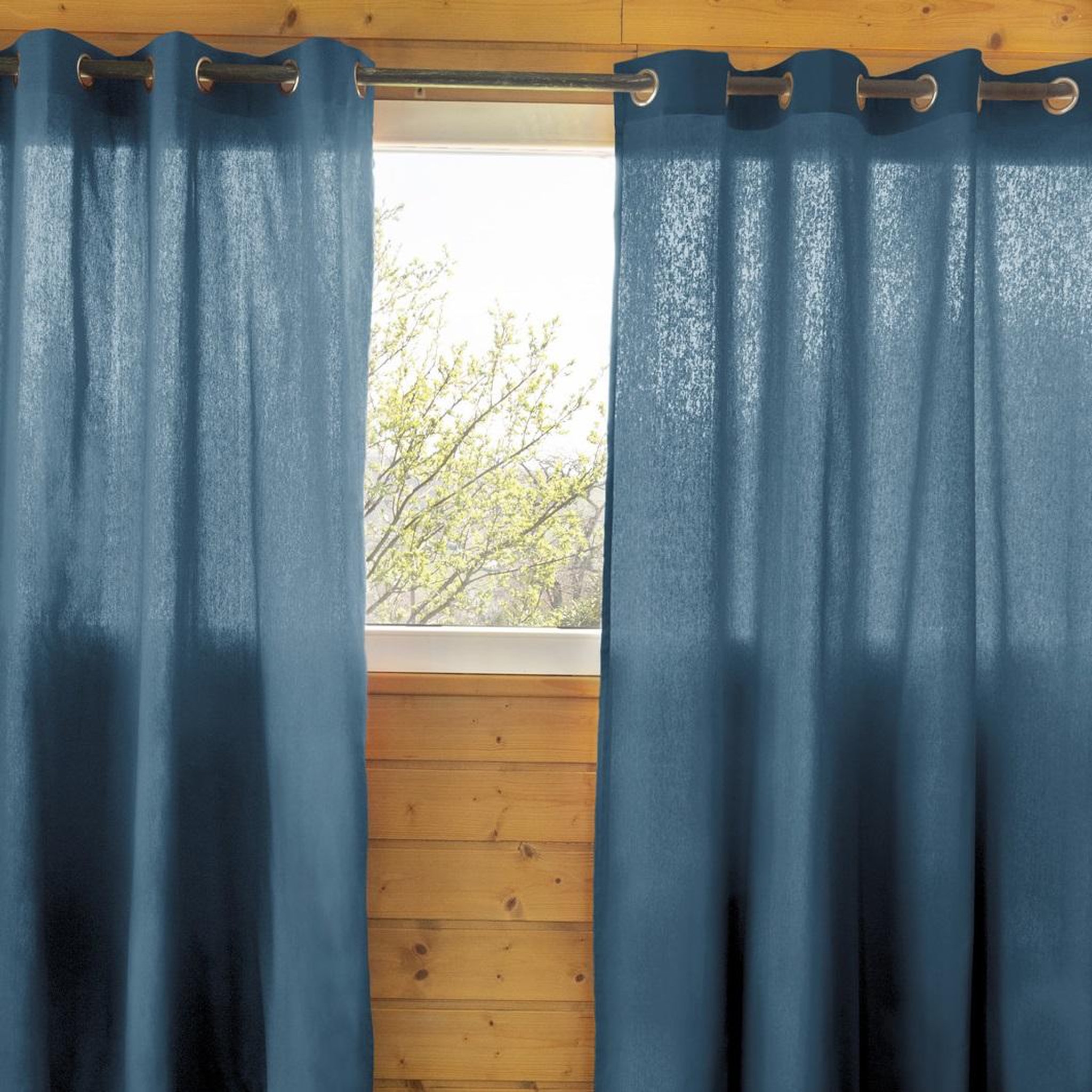 Voir la diapositive 3 : Eden Rideau en coton kala design et moderne
