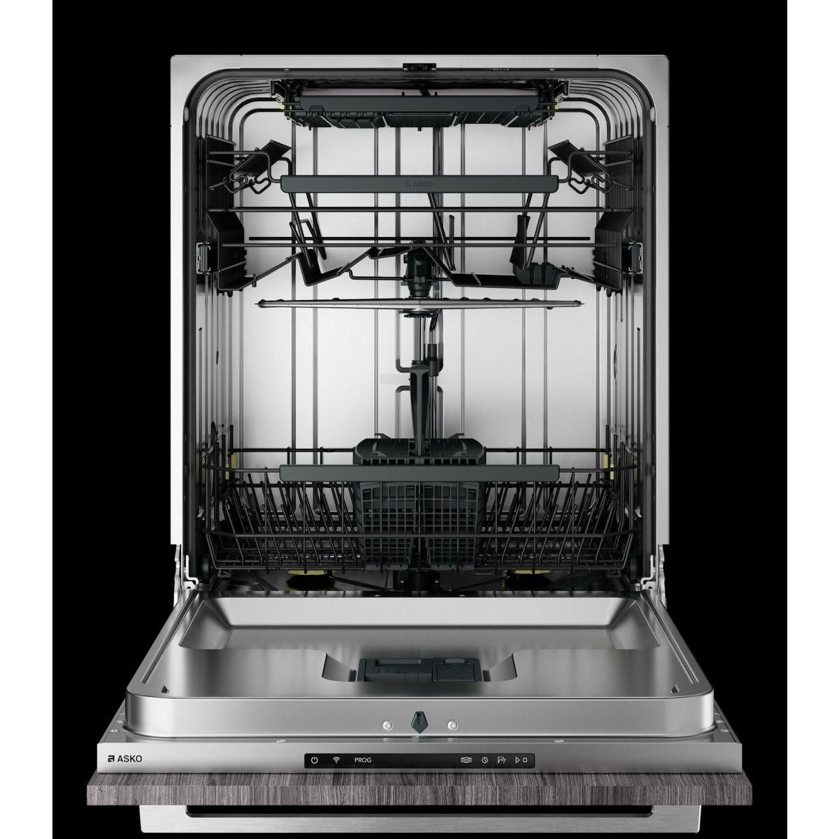 ASKO Lave vaisselle encastrable DSD544B écran tactile et bras de lavage inox