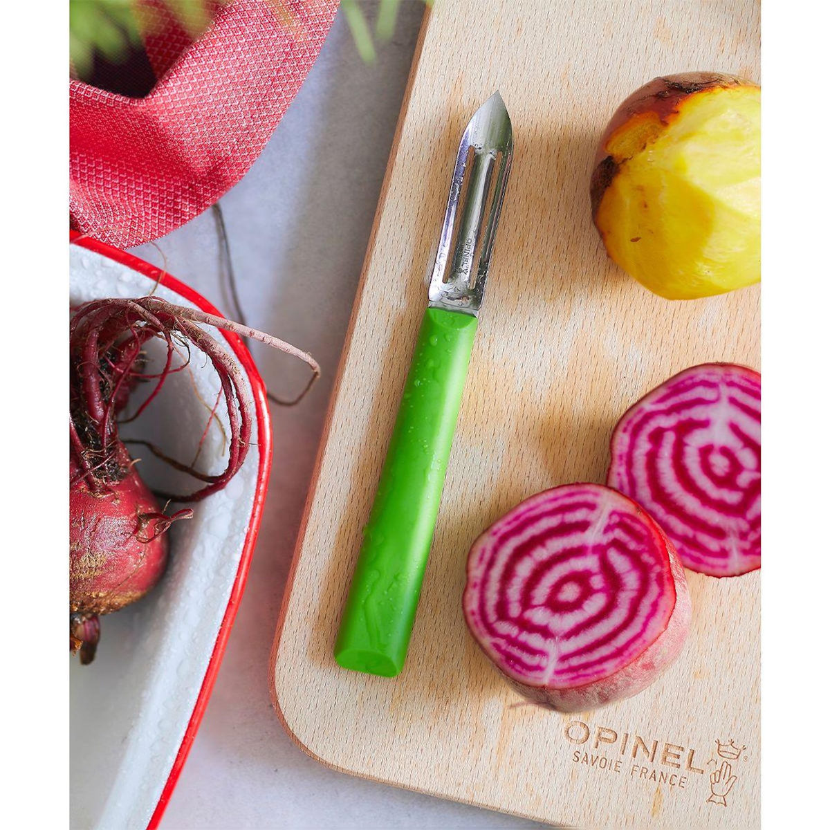 Opinel Couteau éplucheur N315 vert