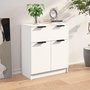 Voir la diapositive 3 : VIDAXL Buffet Blanc 60x30x70 cm Bois d'ingenierie