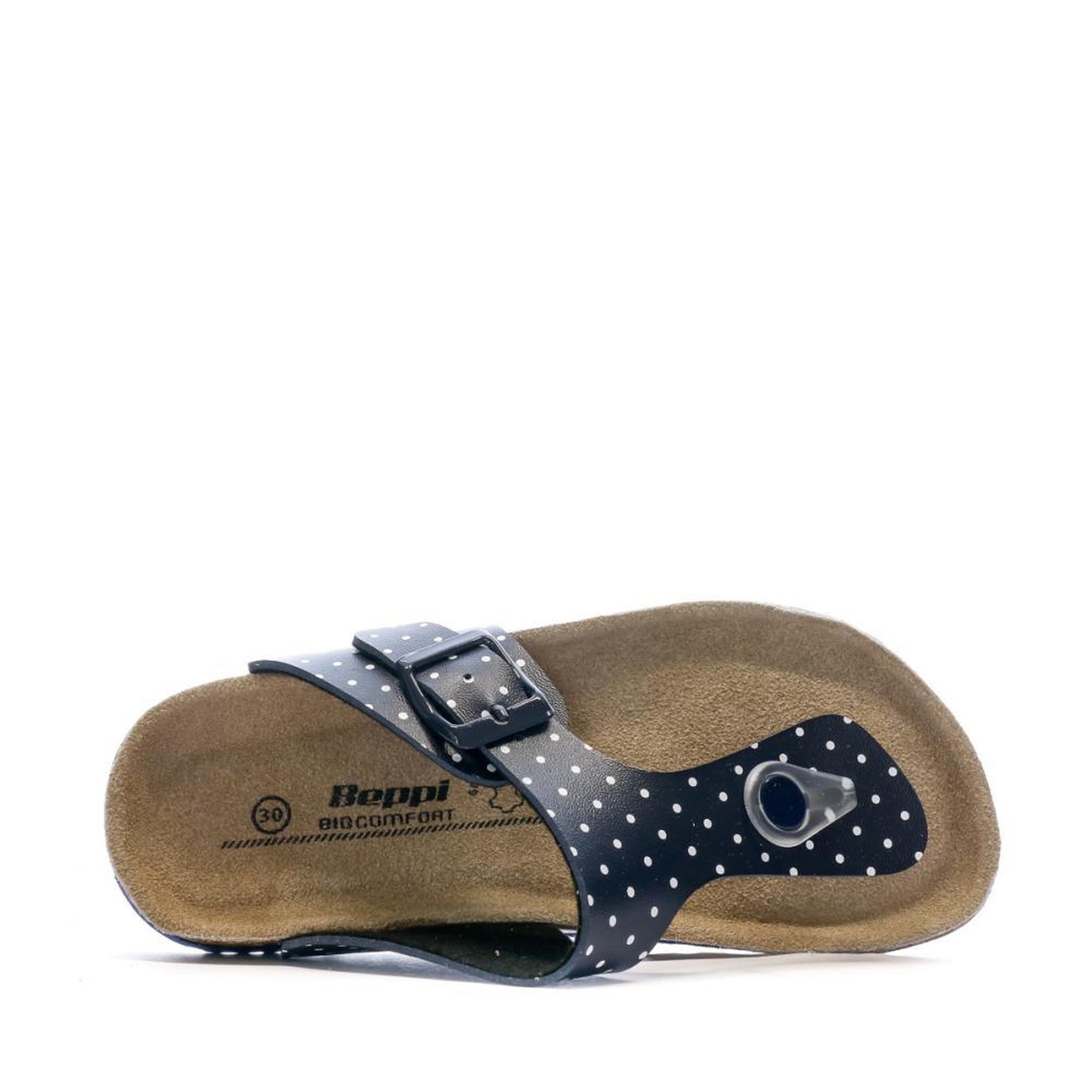 Voir la diapositive 4 : BEPPI Sandales Marine/Pois Fille Beppi Casual Slipper