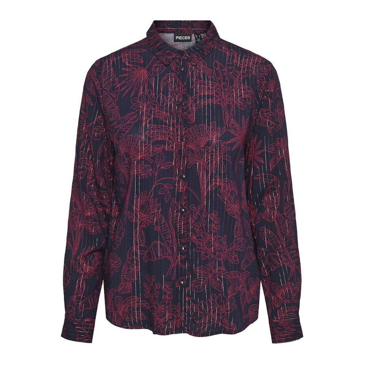 Pieces Chemise Marine/ Femme Pieces Nirinda