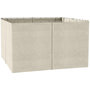Voir la diapositive 1 : OUTSUNNY Parois latérales de rechange barnum tonnelle 3 x 4 m - 2 systèmes d'attache boucles ou crochets - bâches de rechange zippées, avec velcro d'attache - polyester beige
