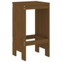Voir la diapositive 3 : VIDAXL Tabourets lot de 2 marron miel 40x36x75 cm bois massif de pin