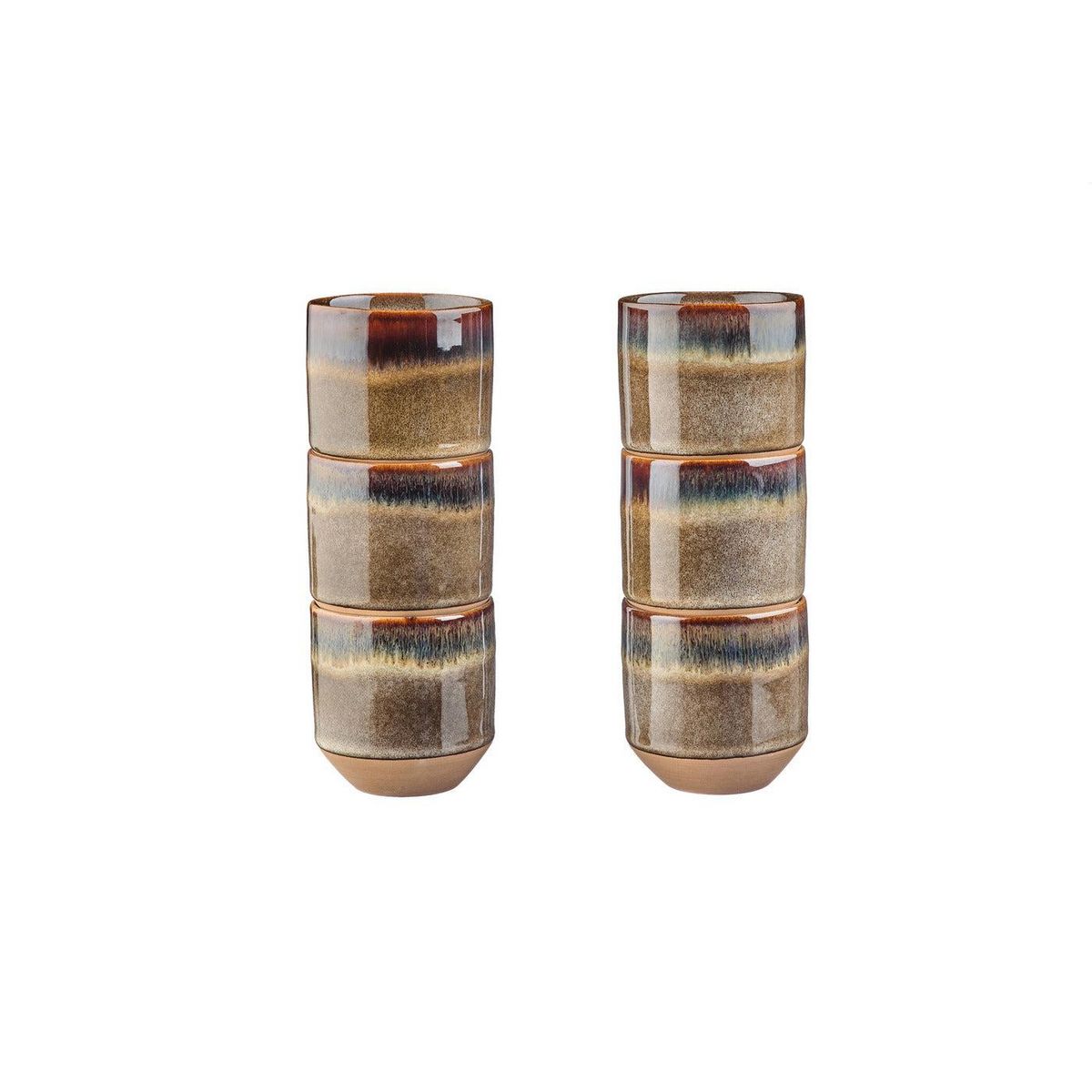 BJORN Tasse GENESIS 15cl - 6 pièces - Basalte