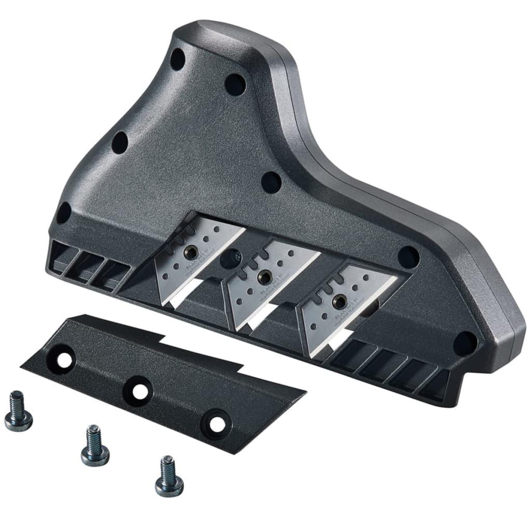 Voir la diapositive 2 : WOLFCRAFT wolfcraft Rabot plaquiste a chanfreiner 3 lames 4009000