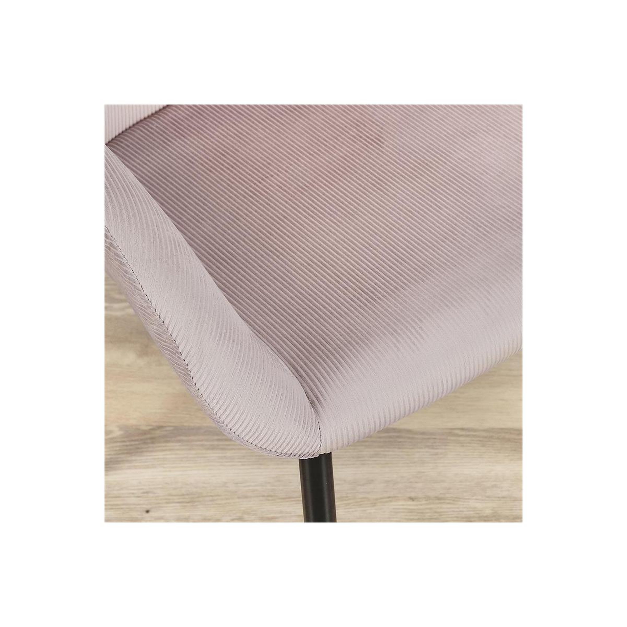 Voir la diapositive 3 : The Home Deco Factory Lot de 2 fauteuils design  giulia  85cm rose