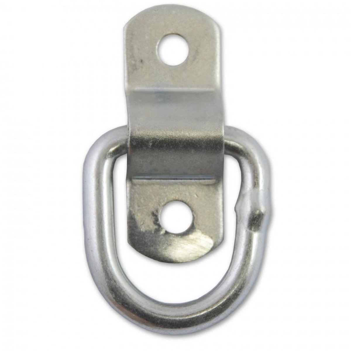 CENTRALE BRICO Lot de 2 anneaux acier zingué, L.54 x l.20 x Ep.6.4 mm