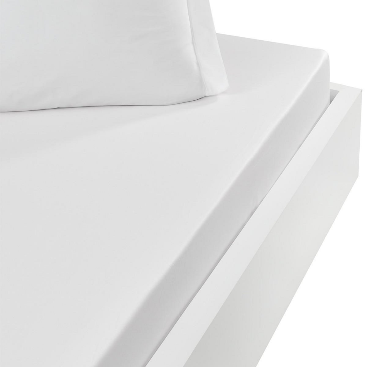 Sensei Maison Drap housse en percale lavée bonnet 30 cm HOME WASHED