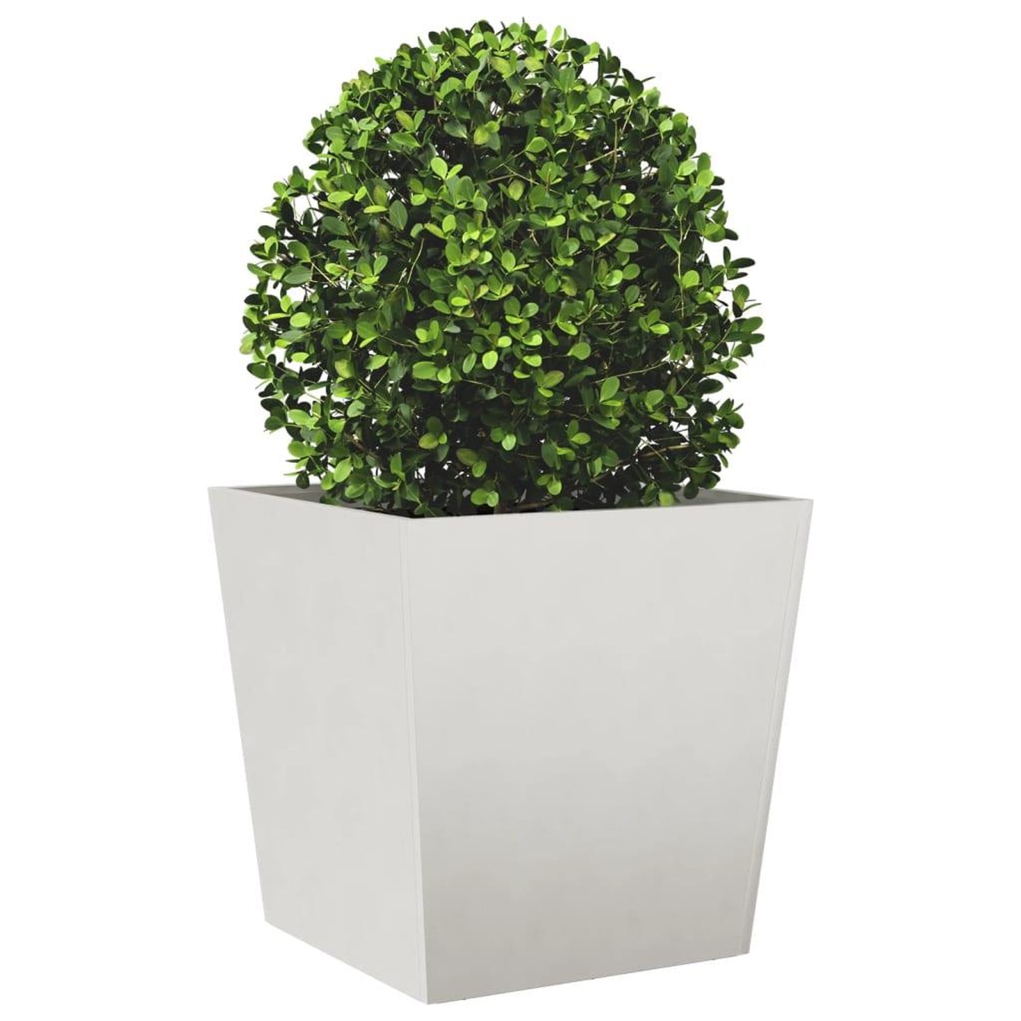 Voir la diapositive 4 : VIDAXL Jardinieres 2 pcs 50x50x50 cm acier inoxydable