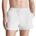 CALVIN KLEIN JEANS Short de bain  Homme Calvin Klein Drawstring KM0KM00956. Coloris disponibles : Blanc