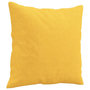 Voir la diapositive 3 : VIDAXL Coussins decoratifs lot de 2 Jaune clair 40x40 cm Tissu