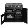 Voir la diapositive 2 : STOVES Piano de cuisson gaz RICHMOND DELUXE 90 DFT NOIR