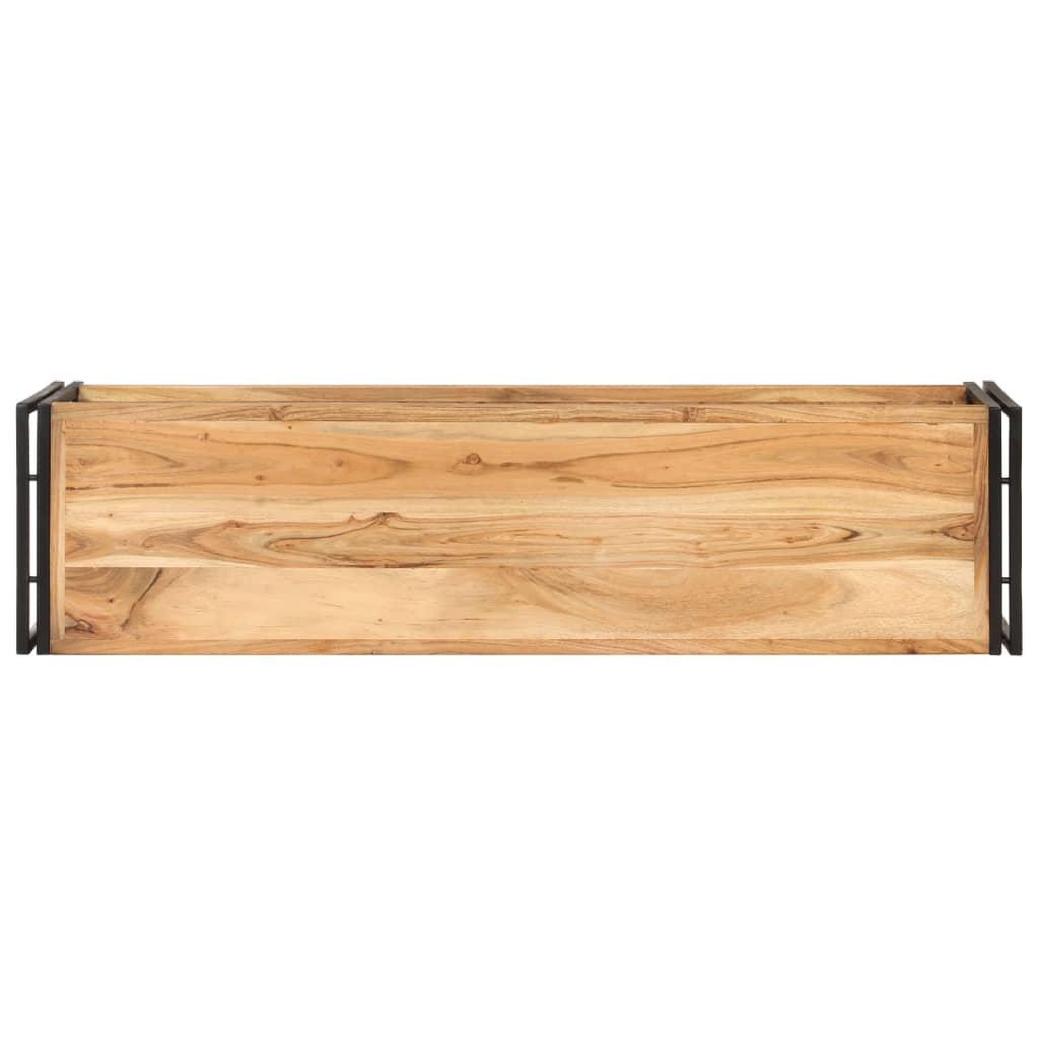 Voir la diapositive 3 : VIDAXL Meuble TV 120x30x40 cm Bois d'acacia massif