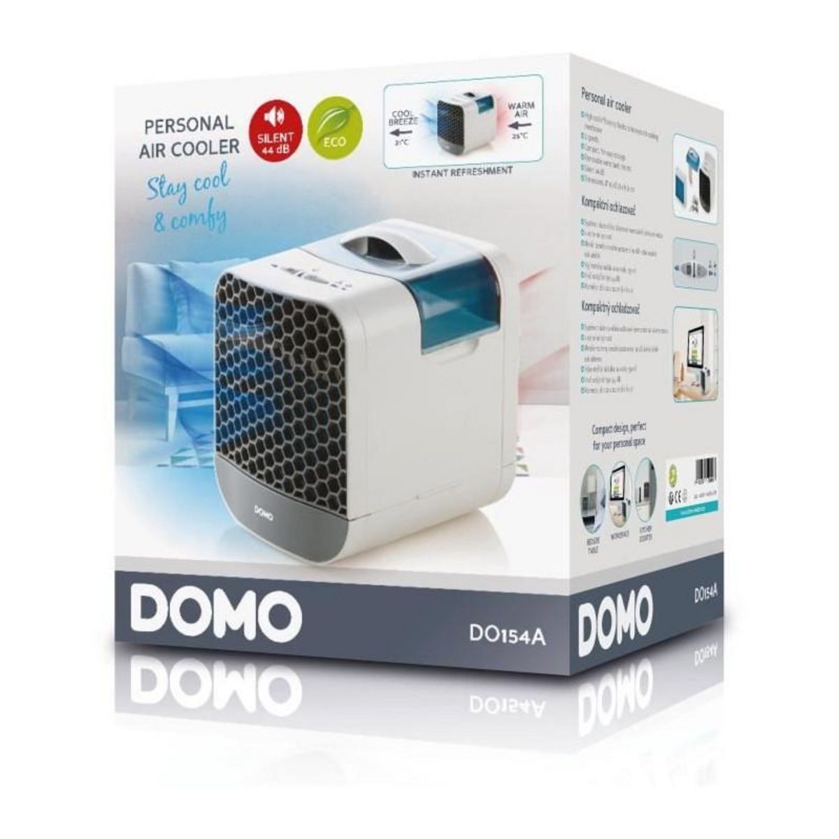 Domo Personal air cooler - DOMO - DO154A - 6 W