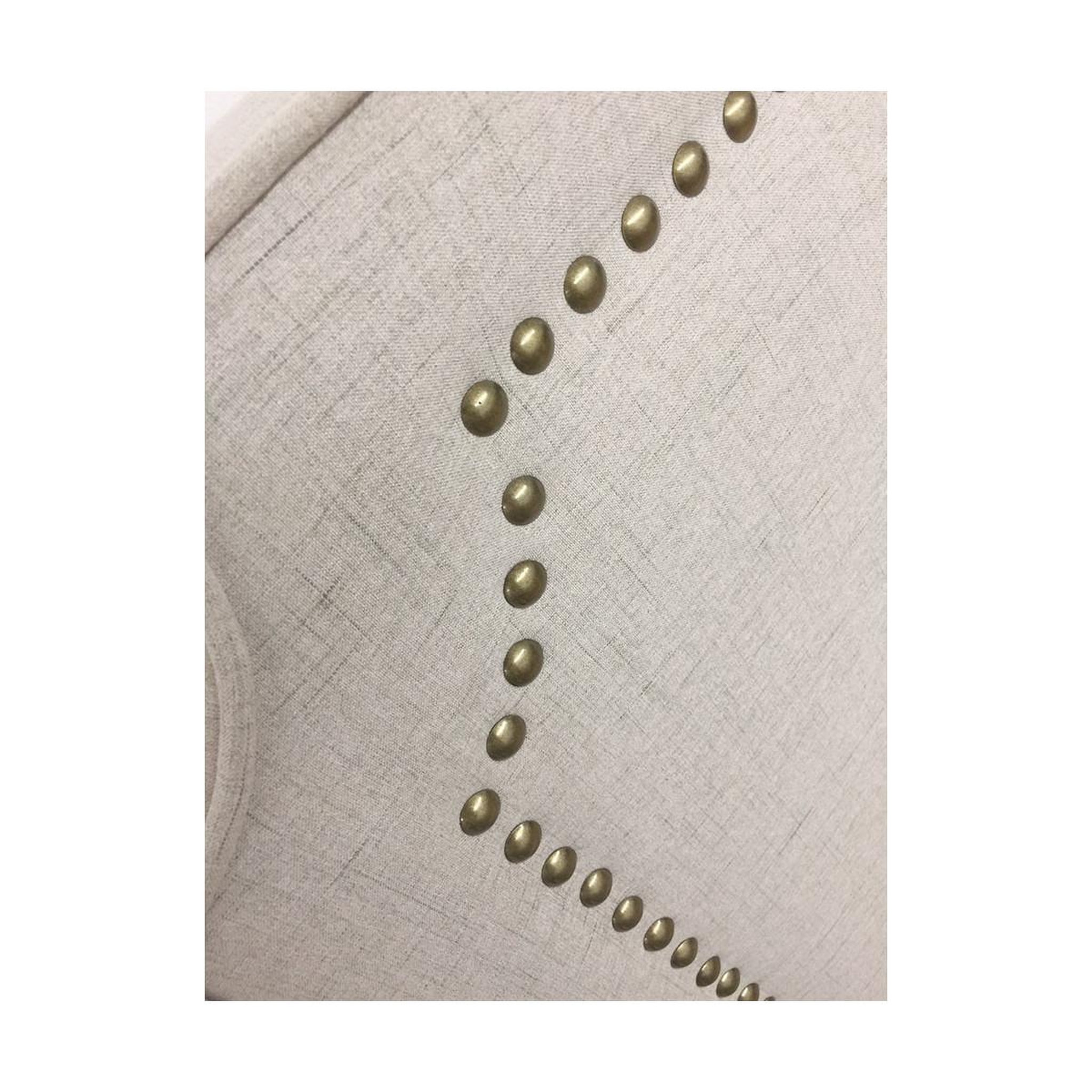 Voir la diapositive 3 : Paris Prix Tête de lit  design en tissu  selena  180cm beige