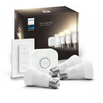 Philips Pack HUE White E27 x3 + pont + tlc