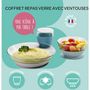 Voir la diapositive 2 : BEABA Coffret repas repas verre jungle