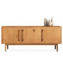 Voir la diapositive 1 : IDIMEX Buffet TECCA L 170 cm 3 portes en bois massif