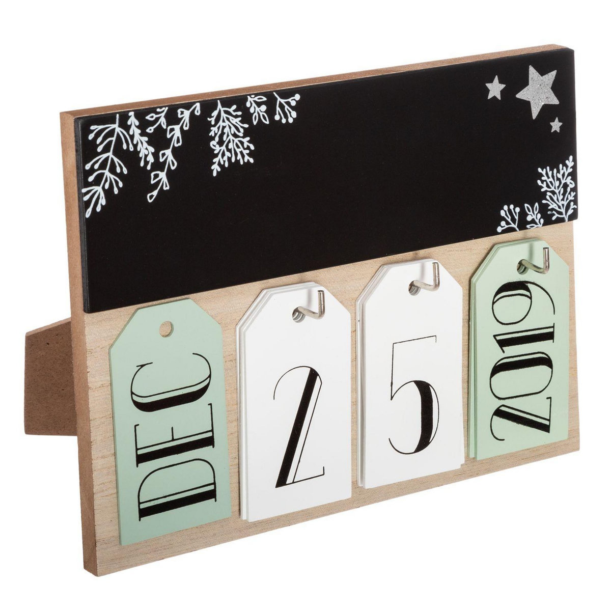 FEERIC LIGHT & CHRISTMAS Calendrier de l'Avent en bois Cadre - Marron