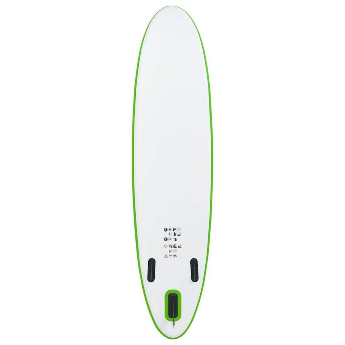 VIDAXL Ensemble de planches SUP gonflables Vert et blanc