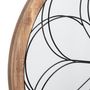 Voir la diapositive 2 : Paris Prix Miroir Mural Design  Rosace  64cm Naturel