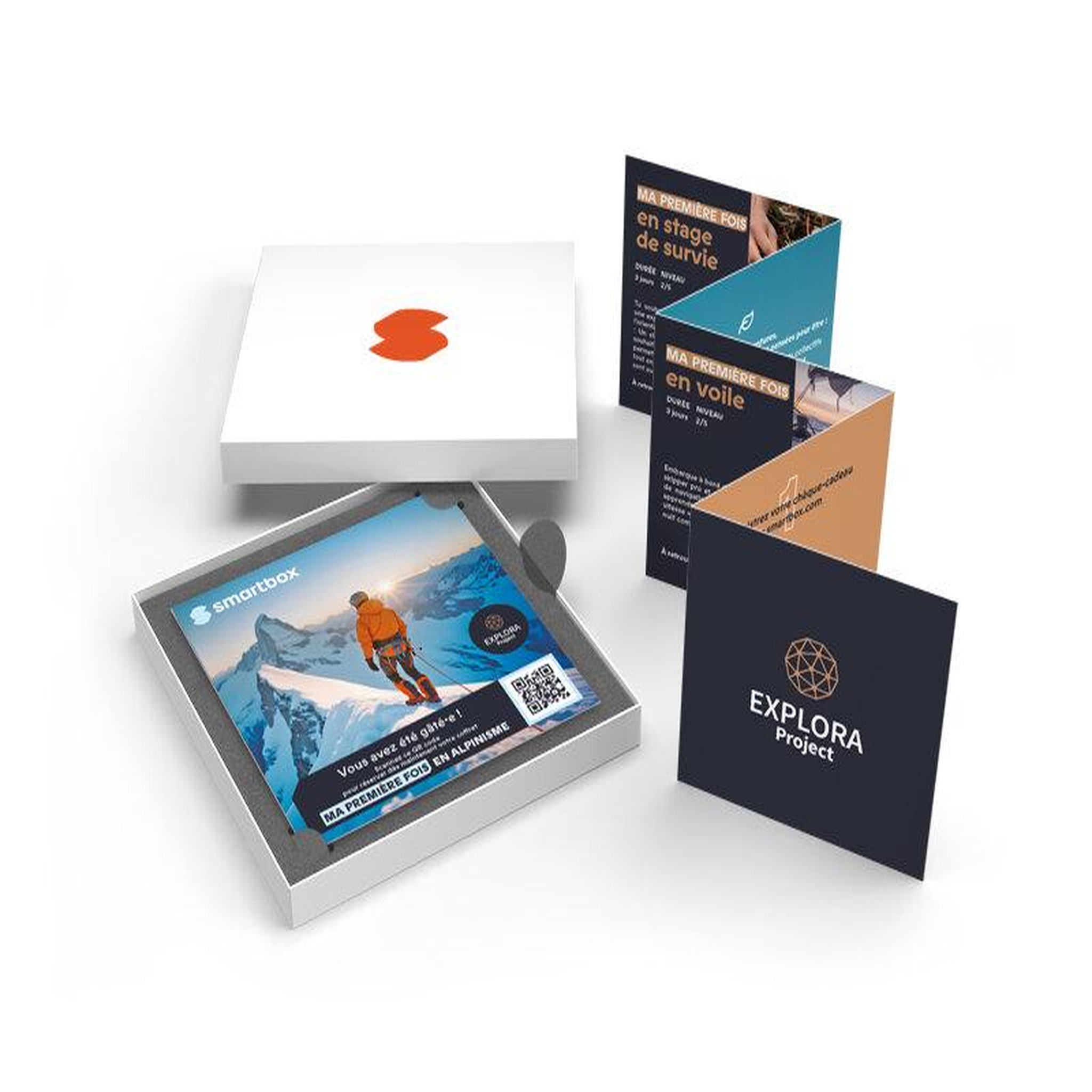 Voir la diapositive 2 : Smartbox Explora project - ma première fois en alpinisme - coffret cadeau séjour