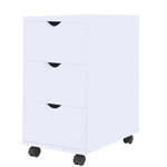 VIDAXL Meuble a tiroirs 33x45x60 cm Blanc