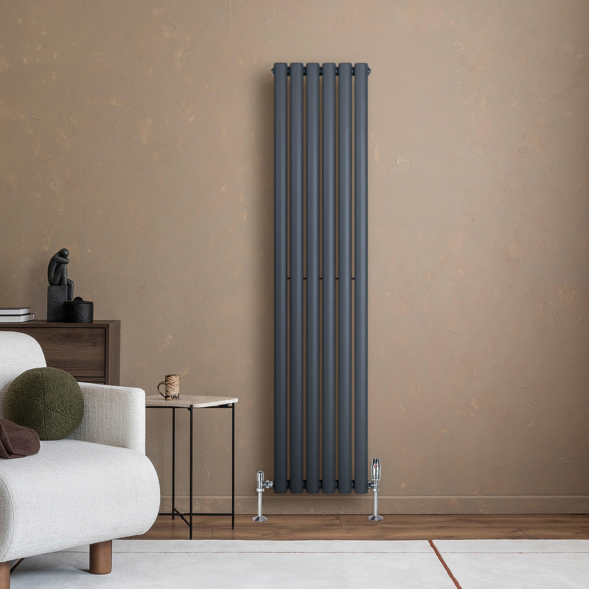 Voir la diapositive 4 : MONSTERSHOP Radiateur à colonnes ovales, 1 panneau - 1600 x 360 mm