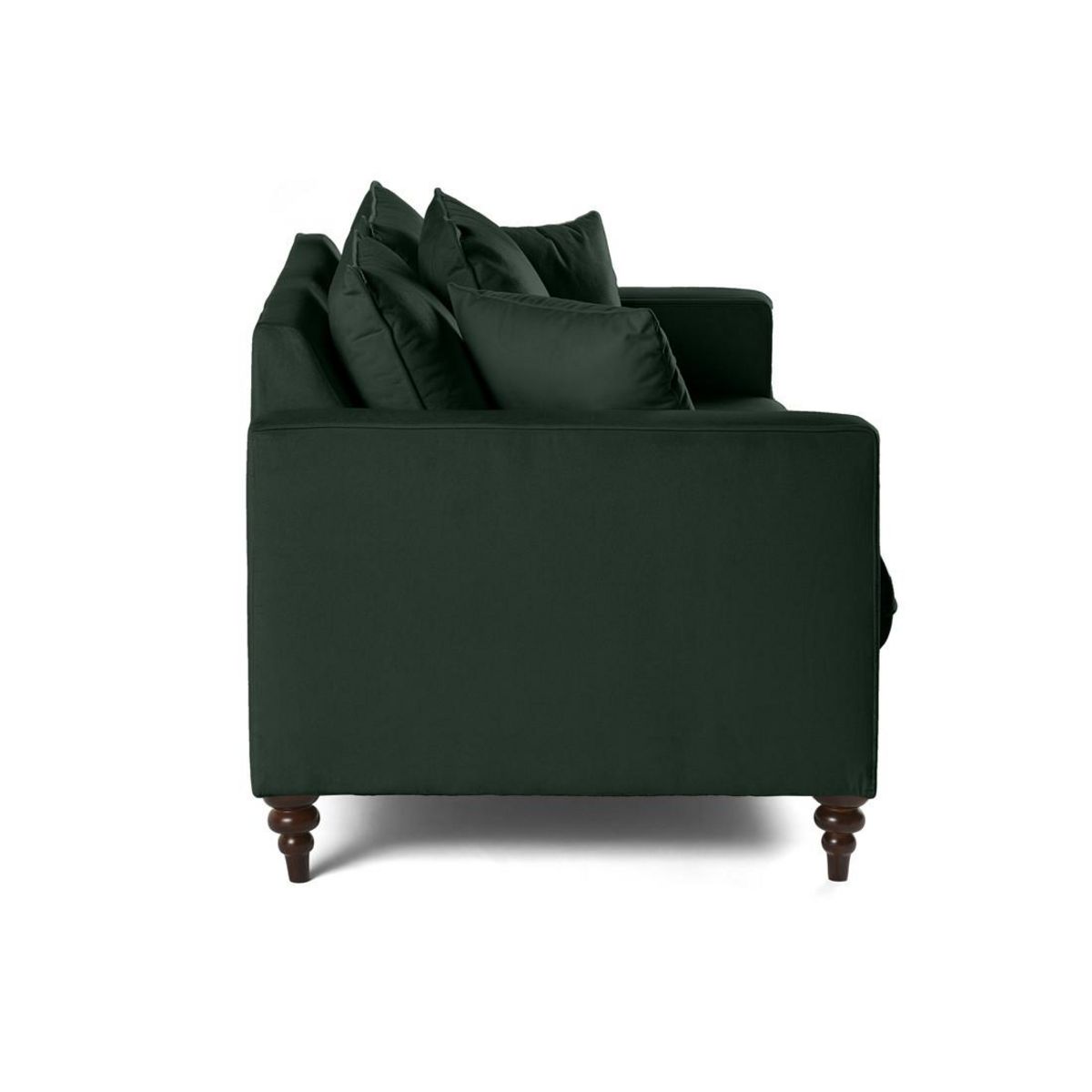 BEST MOBILIER Flamingo - canapé droit 2 places en velours