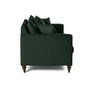 Voir la diapositive 3 : BEST MOBILIER Flamingo - canapé droit 2 places en velours