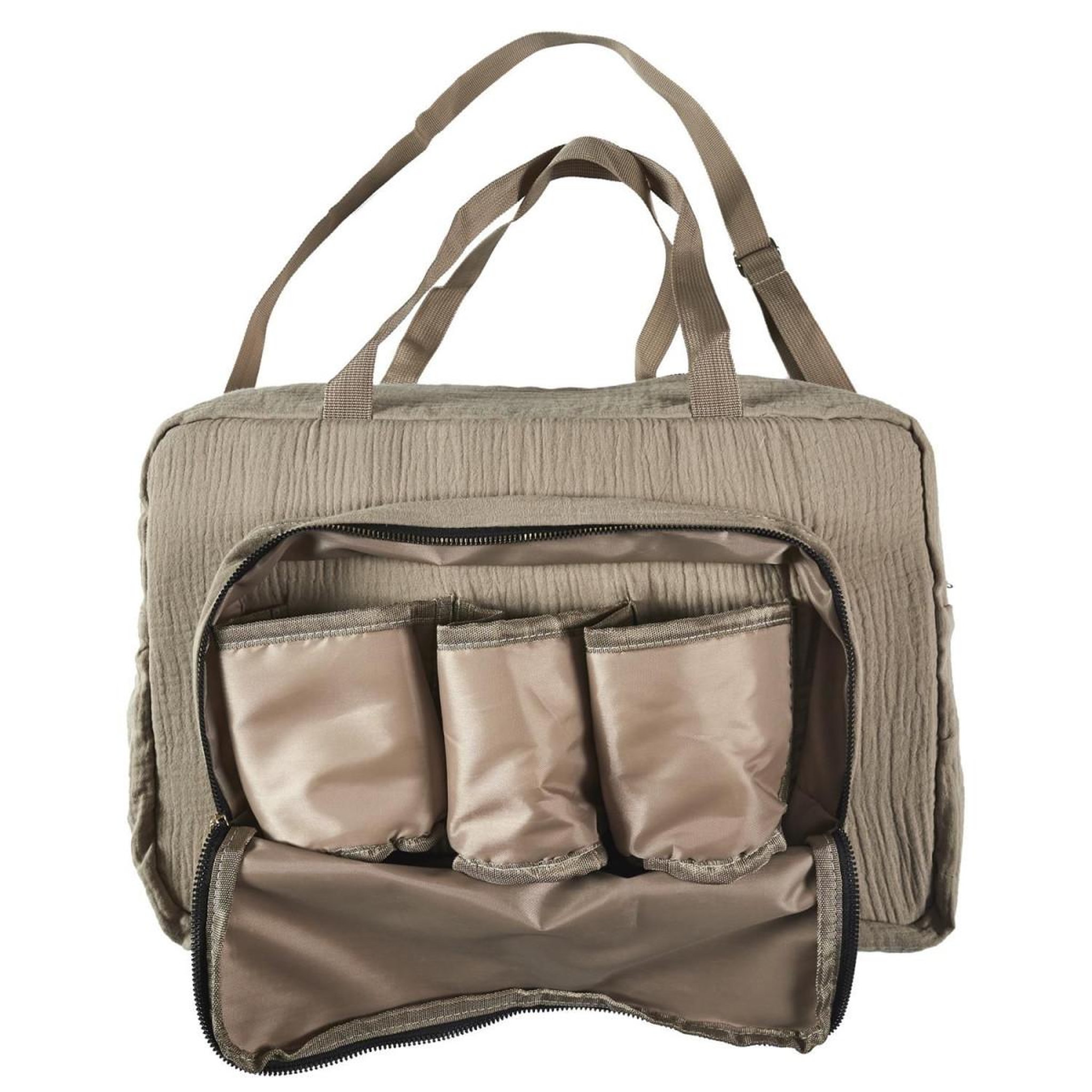 Voir la diapositive 2 : Tom & Zoé Sac de transport  joli bébé  40cm taupe