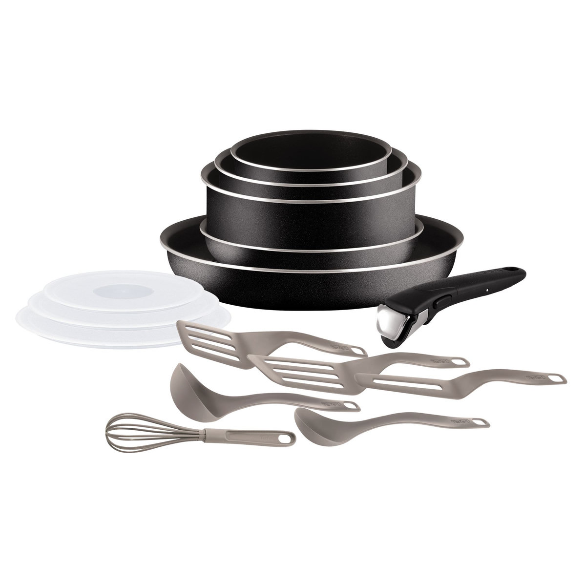 TEFAL Batterie de cuisine 15 pièces INGENIO ESSENTIAL
