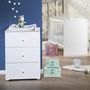 Voir la diapositive 1 : BABY PRICE Ensemble Lit bébé évolutif 140x70 + commode à langer NEW BASIC