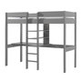 Voir la diapositive 1 : Paris Prix Lit Mezzanine & Bureau Enfant  Pino  90x200cm Gris