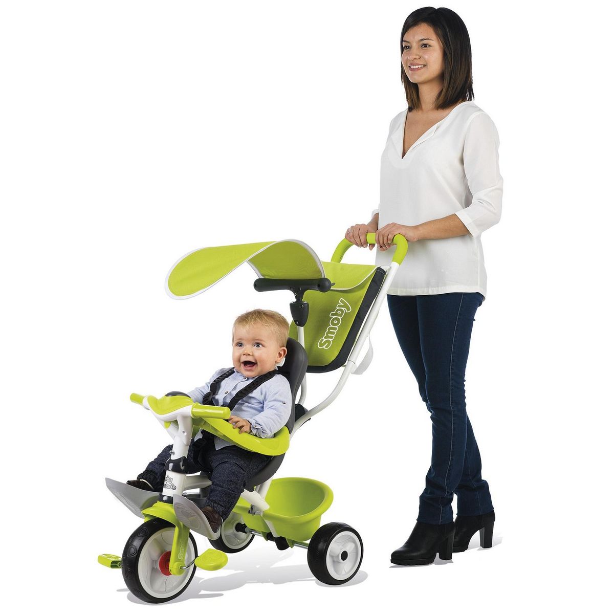 SMOBY Tricycle Baby Balade 2 Vert