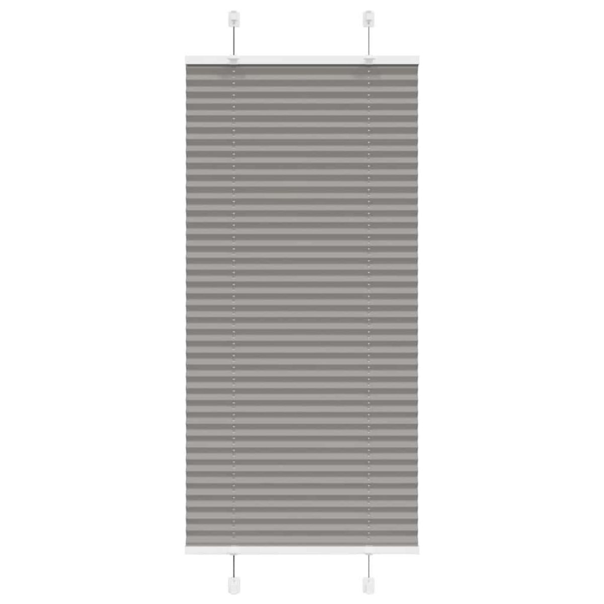 VIDAXL Store plisse anthracite 60x100 cm largeur du tissu 59,4 cm