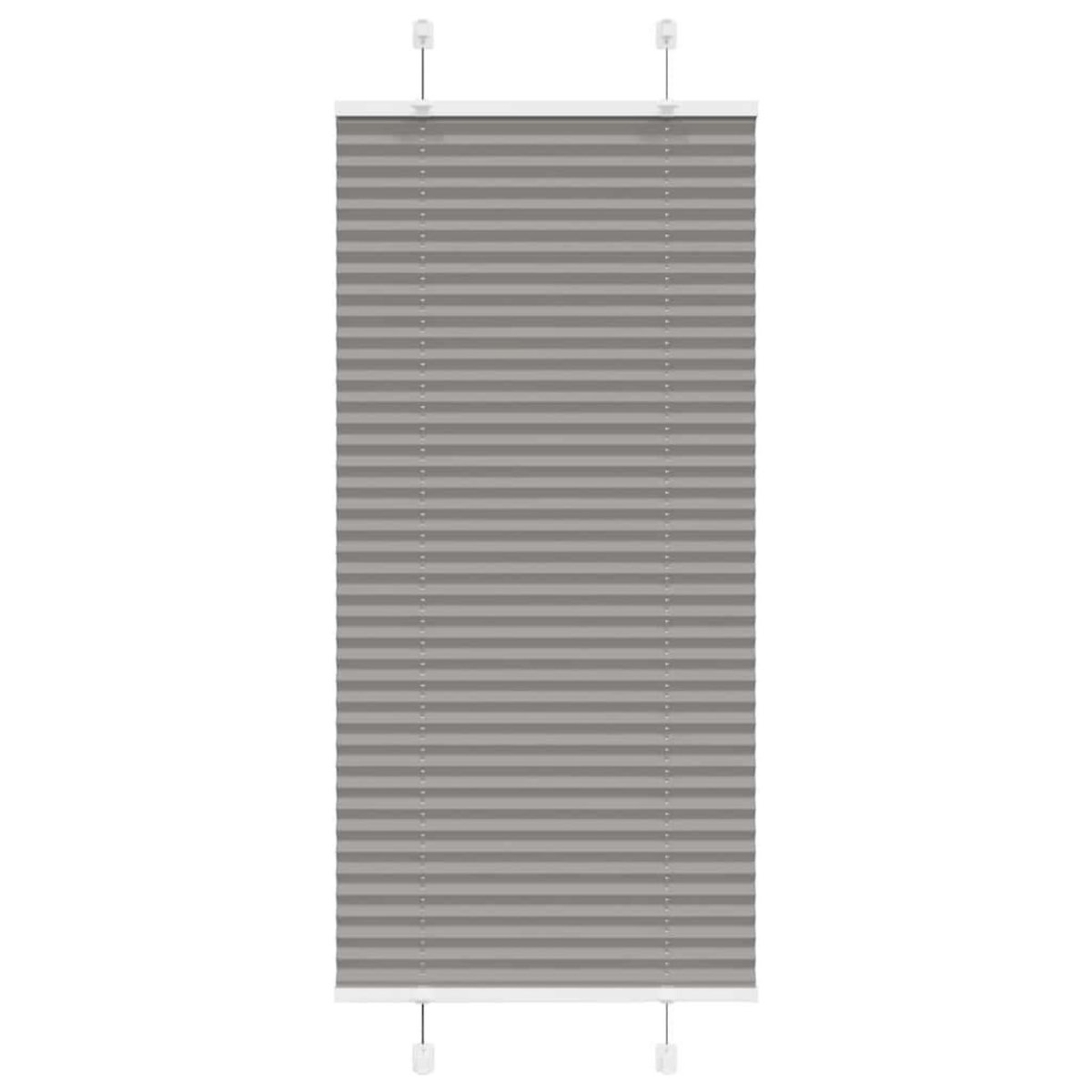 VIDAXL Store plisse anthracite 60x100 cm largeur du tissu 59,4 cm