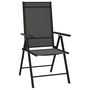 Voir la diapositive 2 : VIDAXL Chaises de jardin pliables lot de 6 Textilene Noir
