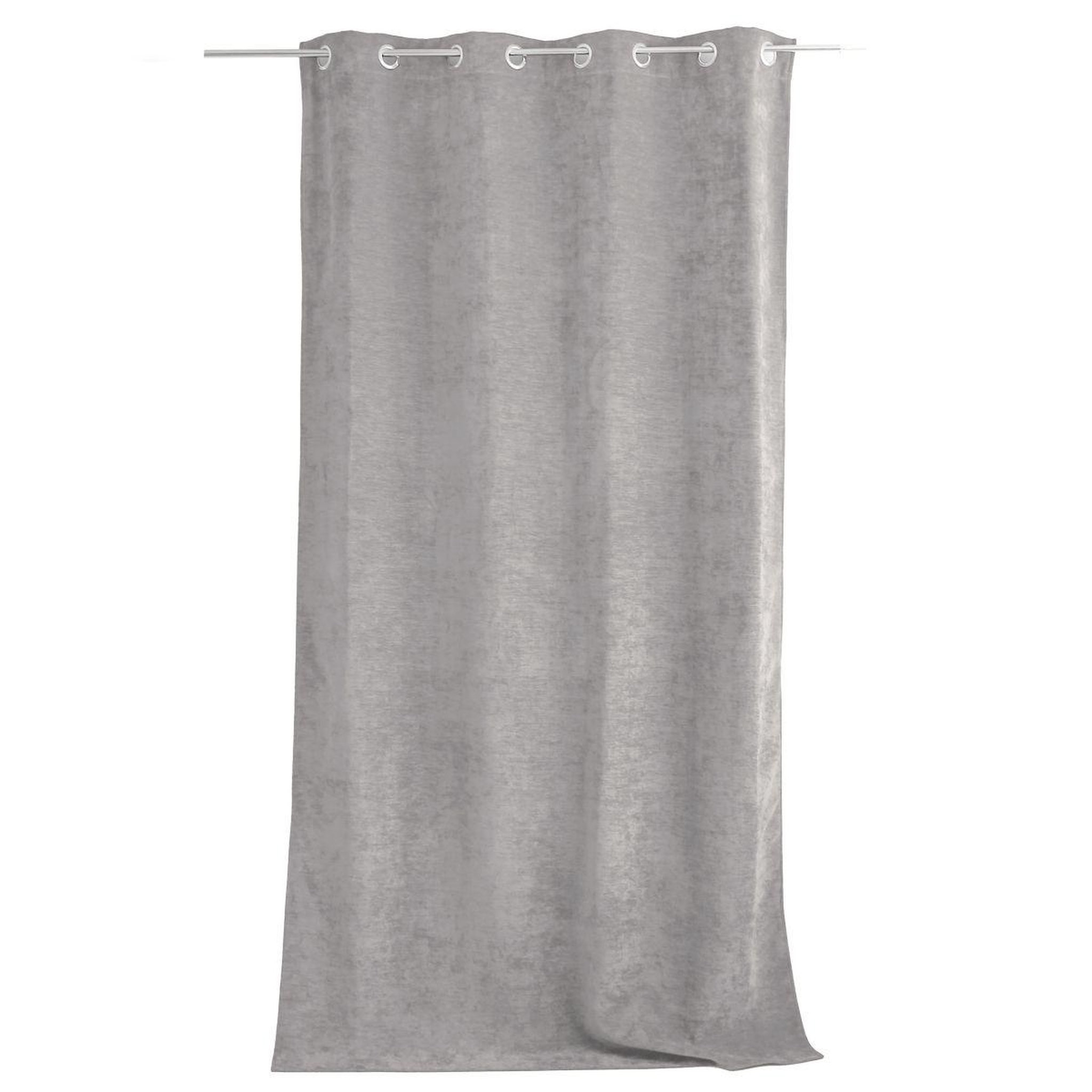 Voir la diapositive 4 : ENJOY HOME Rideau thermique occultant  velvet  140x260cm gris clair