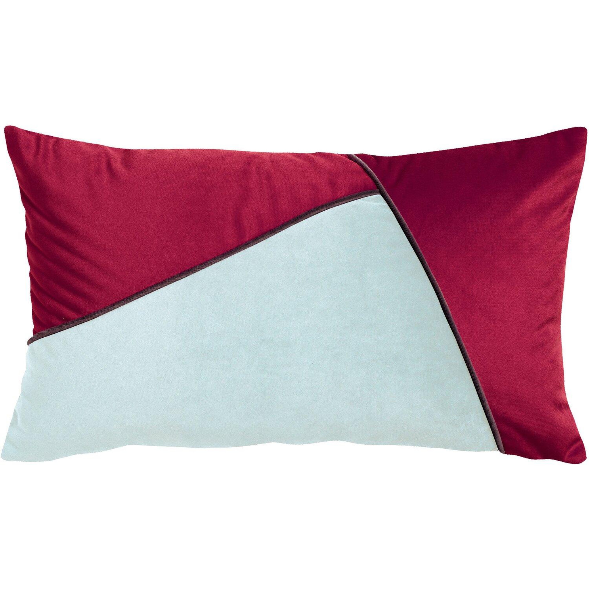 Voir la diapositive 1 : Les Ateliers du Linge Coussin décoratif imprimé en coton avec pompons