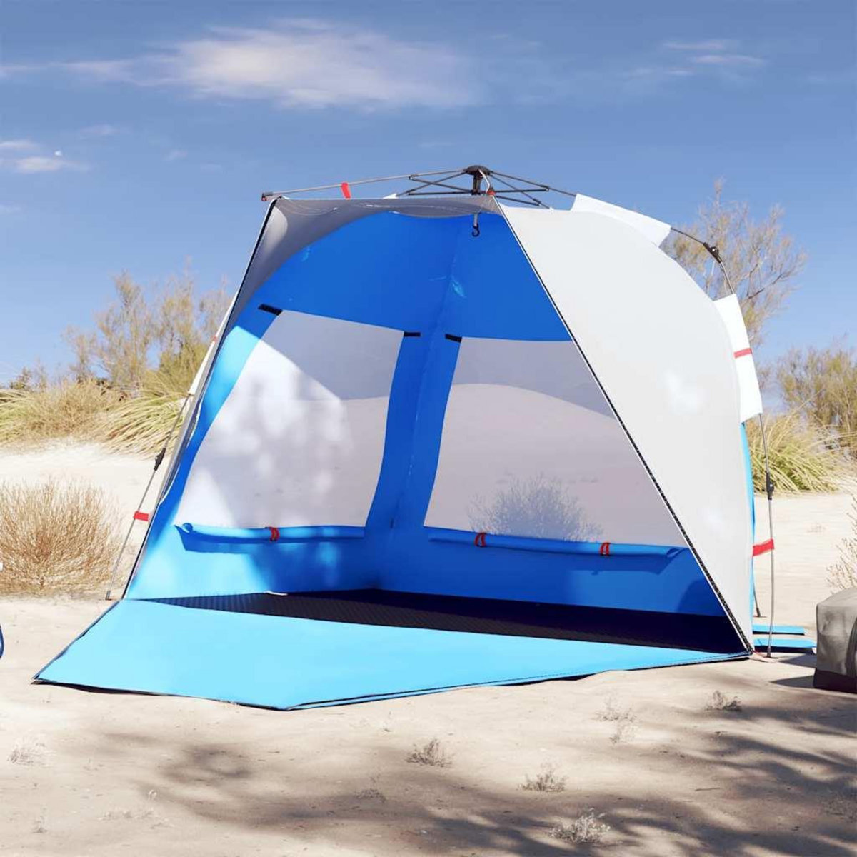 VIDAXL Tente de plage 3 personnes liberation rapide impermeable