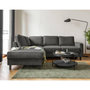 Voir la diapositive 6 : BEST MOBILIER Molly - canapé d'angle gauche 5 places convertible en tissu