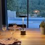 Voir la diapositive 4 : Lumisky Lampe de table sans fil touch LED ROBY Gris Aluminium H30CM
